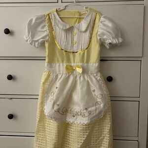 Goldilocks Yellow and White Kids Costume